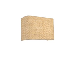 Hasir Rattan Abajurlu Di̇kdörtgen Apli̇k