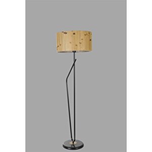 Alfa Si̇yah Lambader Si̇li̇ndi̇r Bambu 02 Abajurlu