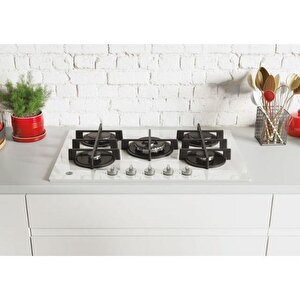 Hoover Hvg74wk3w 5 Gözlü Ankastre Beyaz Ocak