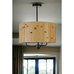 Bambu 02 Abajurlu 3 Lü Sarkit Avi̇ze