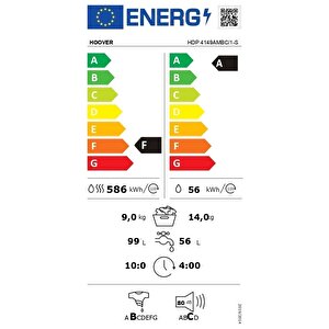 Hdp 4149ambc/1-s 14 Kg Yıkama 9 Kg Kurutma Wi-fi+bluetooth Bağlantılı Çamaşır Makinesi