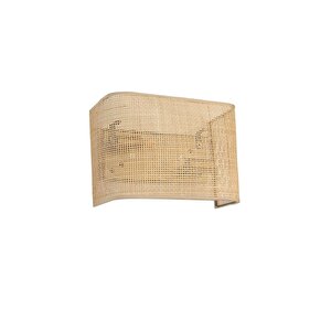 Örgülü Rattan Abajurlu Di̇kdörtgen Apli̇k
