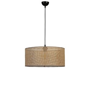 Örgülü Rattan Abajurlu Tekli̇ Sarkit Avi̇ze