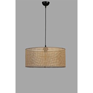 Örgülü Rattan Abajurlu Tekli̇ Sarkit Avi̇ze