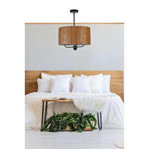 Bambu 01 Abajurlu 3 Lü Sarkit Avi̇ze