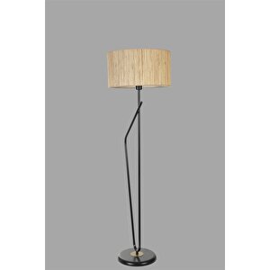 Alfa Si̇yah Lambader Si̇li̇ndi̇r Bambu 09 Abajurlu