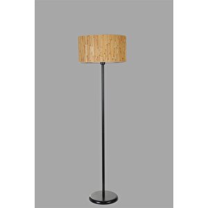 Bambu 07 Abajurlu Lambader Si̇yah