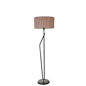 Alfa Si̇yah Lambader Si̇li̇ndi̇r Bambu 04 Abajurlu