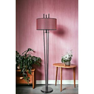 Belen Si̇yah Lambader Si̇li̇ndi̇r Hasir Bordo Abajurlu
