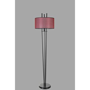 Belen Si̇yah Lambader Si̇li̇ndi̇r Hasir Bordo Abajurlu