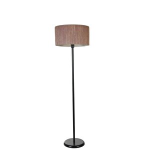 Bambu 04 Abajurlu Lambader Si̇yah