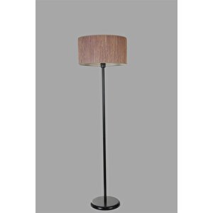 Bambu 04 Abajurlu Lambader Si̇yah