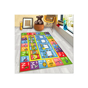 Eğitici Ingilizce Harfler Çocuk Halısı 100x150 cm