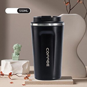 Coffee Termos Çeli̇k, Si̇yah, 18x9 Siyah