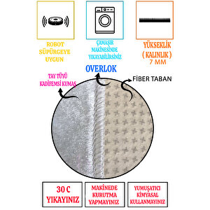 Araba Yolu Oyun Halısı Uçaklı Eğitici Çocuk Halısı 100x150 cm