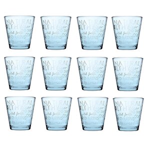 Su Bardak City Pop 250 Ml Su Bardağı 12 Li Turkuaz
