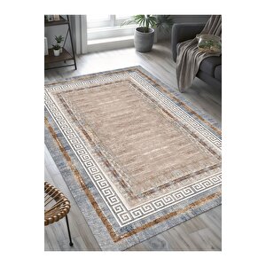 Dijital Baskılı Yıkanabilir Kaymaz Taban Salon Ve Oturma Odası Halısı 5016h 160x200 cm