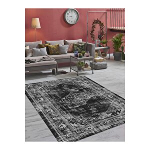 Dijital Baskılı Yıkanabilir Kaymaz Taban Salon Ve Oturma Odası Halısı 6102h 160x280 cm