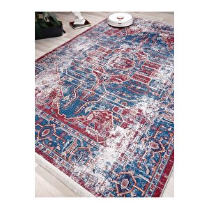 Dijital Baskılı Yıkanabilir Kaymaz Taban Salon Ve Oturma Odası Halısı 0710h 80x250 cm