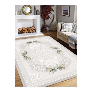 Dijital Baskılı Yıkanabilir Kaymaz Taban Salon Ve Oturma Odası Halısı 6650h 180x250 cm