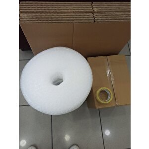 40x30x30 10 Adet Boş Koli, Bandı,10m Balonlu Naylon