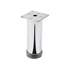 Mobilya Ayağı Metal 12 Cm Alttan Ayarlı 42 Mm Krom Ayak