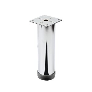 Mobilya Ayağı Metal 15 Cm Alttan Ayarlı 42 Mm Krom Ayak