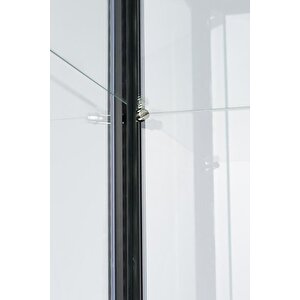 Camlı Vitrin - Camlı Dolap - Camlı Koleksiyon Vitrini - Cam Raf - Kurulu Ürün 175x30x30