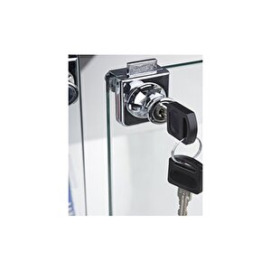 Tek Kapılı Spotlu Cam Vitrin Kupa Dolabı (kurulu Ve Kullanıma Hazır Gönderilmektedir.)