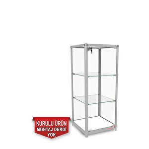 Camlı Vitrin - Camlı Dolap - Camlı Koleksiyon Vitrini - Teşhir Vitrini 95x40x40