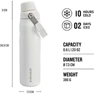 The Aerolight Iceflow 0.60 Lt Beyaz Soğuk Su Termosu