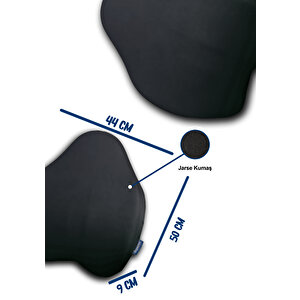 Isco Bel Yastığı Sırt Minderi Ortopedik Visko Yastık Bel Sırt Destek Minderi