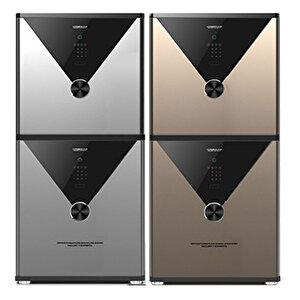 Vulcan Serisi Dz-100 Çift Kapılı Çelik Kasa Dokunmatik Şifre + Parmak Izi + Wifi Akıllı Kontrol