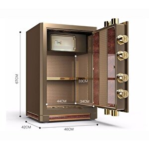 Armor Serisi Dijital Şifreli & Parmak İzli Akıllı ve Ağır Çelik Kasa A1D60