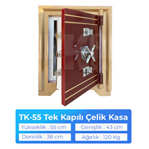 Tk-55 Tek Kapılı Çelik Para Kasası