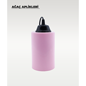 Pembe Silindir Ağaç Feneri