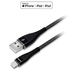 Apple Mfi Lisanslı İphone 12 Mini Usba To Lightning 1.2metre Hızlı Data Ve Şarj Kablosu Siyah