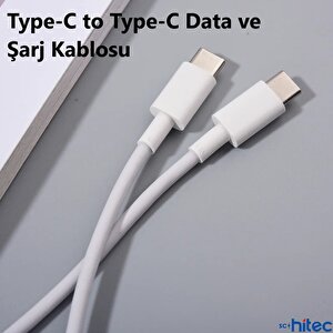 Schitec 120w Super Turbo Type-c Çıkışlı Hızlı Şarj Aleti Type-c To Type-c Kablolu Set