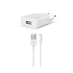 Ttec İphone 14 Max Smart Fast Charger 2.1a Seyahat Şarj Aleti + Lightning Usb Kablo