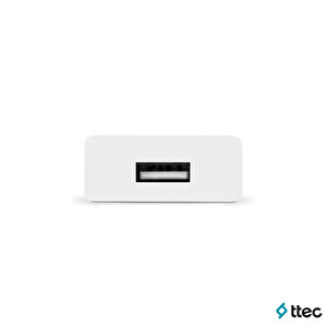Ttec İphone 14 Max Smart Fast Charger 2.1a Seyahat Şarj Aleti + Lightning Usb Kablo