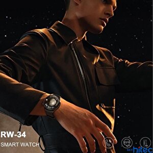 Schitec Watch 4 Amoled Ekran Android İos Harmonyos Uyumlu Akıllı Saat Siyah