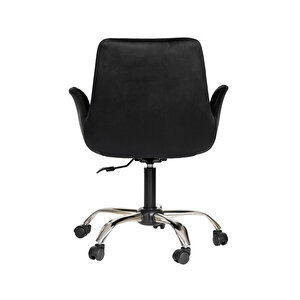Krom Metal Ayaklı Ofis Çocuk Odası Çalışma Sandalyesi (ayarlanilabi̇li̇r) Pescado