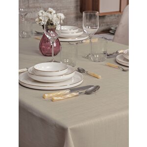 Plain Masa Örtüsü Bej 155x160