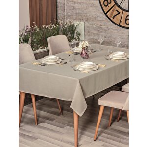 Plain Masa Örtüsü Bej 155x220