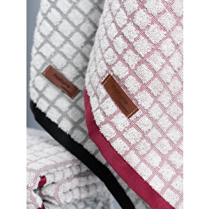Cotton Box %100 Pamuk 4'lü Nature Jakarlı Havlu Seti 50x90