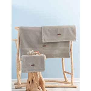 %100 Pamuk Wellness Havlu Seti Sand Bej