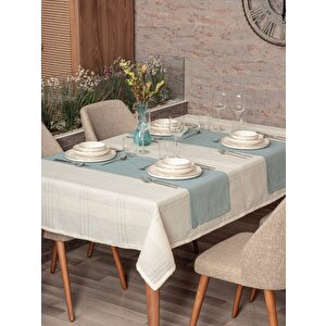 Antique Masa Örtüsü Seti Jasmine Krem 155x220