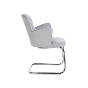 Ürün Ölçüleri: Yükselik: 46 Cm Oturum Derinliği: 46 Cm Oturum Eni: 44 Cm Sırt Yüksekliği: 43 Cm Gri