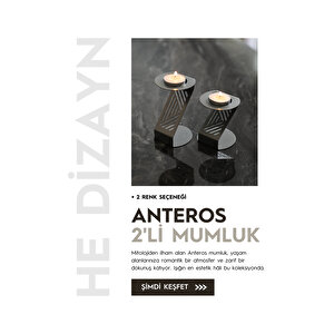 Anteros 2'li Mumluk Seti Metal
