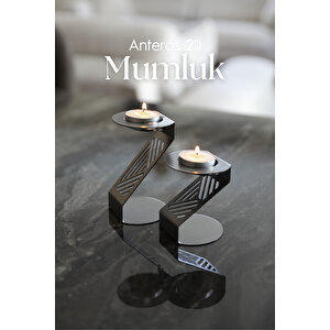 Anteros 2'li Mumluk Seti Metal